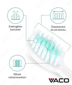 VME-TS-1804-K44D-Główka szczoteczki dopasowana do wieku dziecka