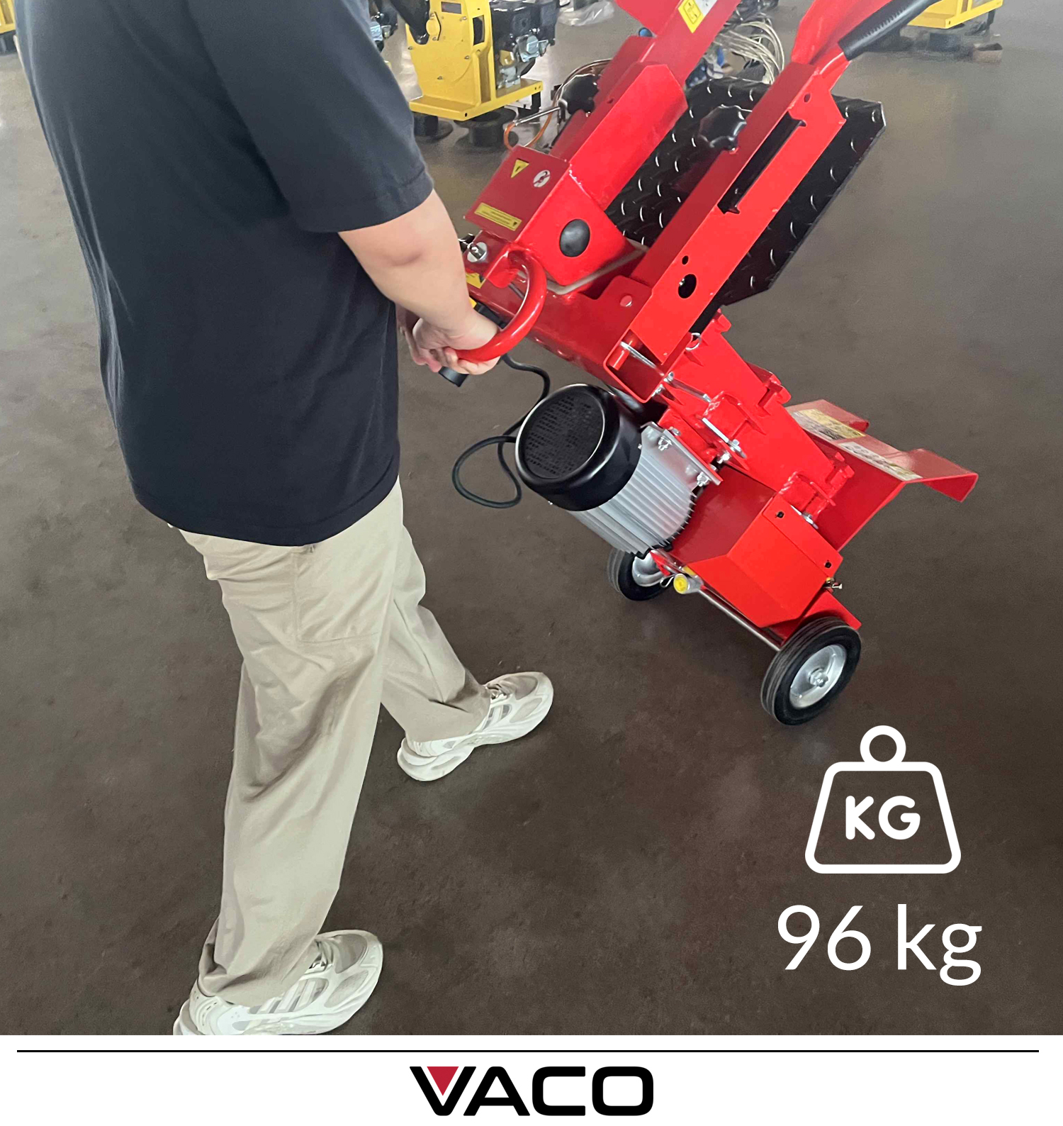 Łuparka VACO transport i waga 96 kg
